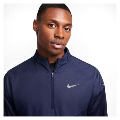 Nike Sphere Blue Uomo 1/2 Zip Thermal Top