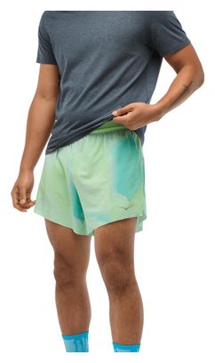Short slipé Hoka Glide 5in Vert Homme