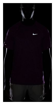 Heren Nike Stride Paars Korte Mouw Jersey
