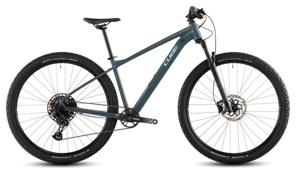 Cube Aandacht SLX Hardtail MTB Sram 12S 29'' Storm Grijs Blauw 2026