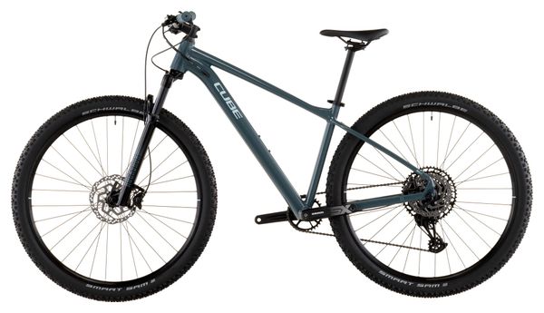 Cube Aandacht SLX Hardtail MTB Sram 12S 29'' Storm Grijs Blauw 2026