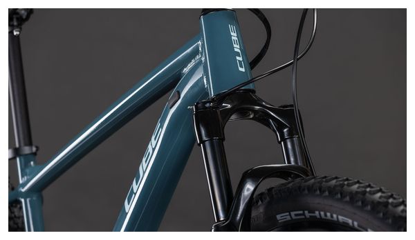 Cube Aandacht SLX Hardtail MTB Sram 12S 29'' Storm Grijs Blauw 2026