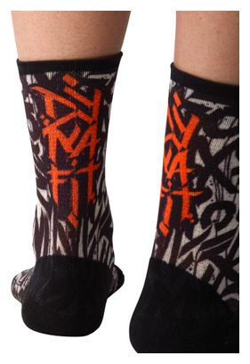 Calcetines Dynafit Trail Blanco/Negro/Naranja