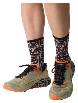 Calcetines Dynafit Trail Blanco/Negro/Naranja