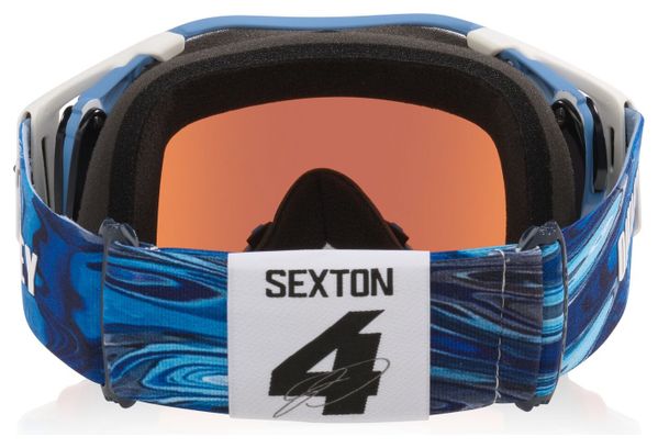 Gafas de MTB Oakley Airbrake MX Chase Sexton Blanco/Prizm MX Sapphire Iridium/Ref.: OO7046-H8