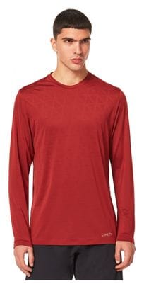 Camiseta de manga larga Oakley Reduct Roja