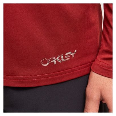 Maillot Manches Longues Oakley Reduct Rouge