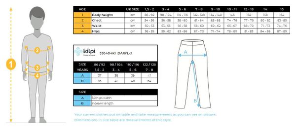 Pantalon hiver enfant Kilpi DARYL-J