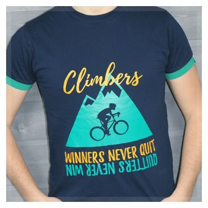T-Shirt Pi:ik Climbers Bleu Foncé