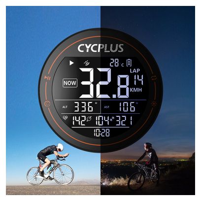 Cycplus M2 Compteur de vélo - compact