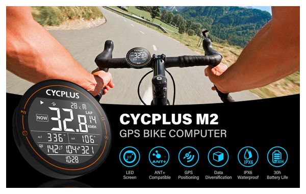 Cycplus M2 Compteur de vélo - compact