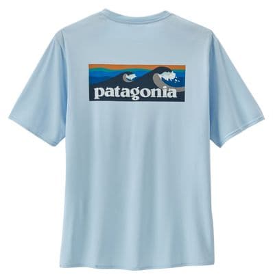 T-Shirt Technique Patagonia Cap Cool Daily Graphic Waters Bleu