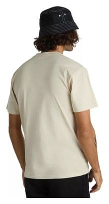 Camiseta de manga corta con logotipo en el pecho izquierdo Vans Beige