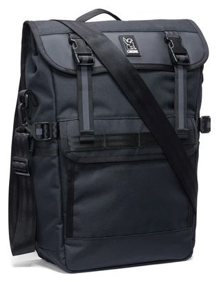 Holman Chrome Pannier Bag Black