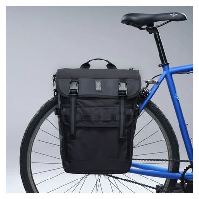 Holman Chrome Pannier Bag Black