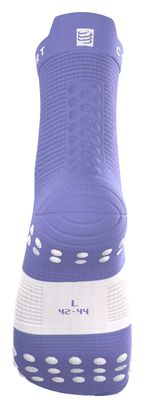 Calzini Compressport Pro Racing v4.0 Run High Ironman 2026 Blu/Bianco