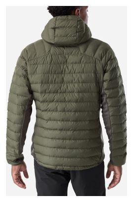 Piumino Millet Fitz Roy Warm Hoodie verde da uomo