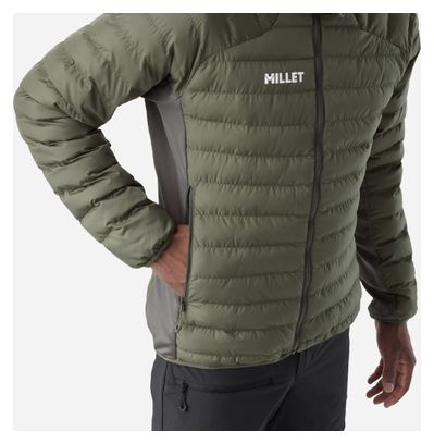 Piumino Millet Fitz Roy Warm Hoodie verde da uomo