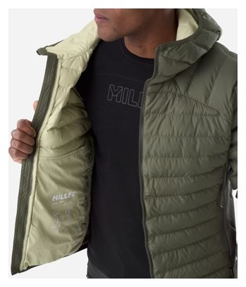 Piumino Millet Fitz Roy Warm Hoodie verde da uomo