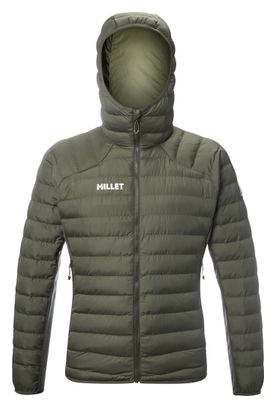 Piumino Millet Fitz Roy Warm Hoodie verde da uomo