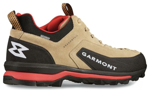 Garmont Dragontail WP Beige/Red Hiking Shoes