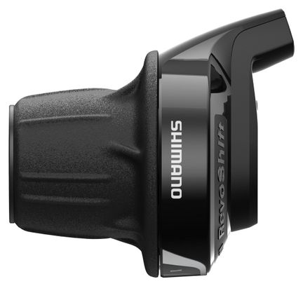 Shimano RevoShift SL-RV400-LN/SL-RV400-7R Juego de palancas de cambio (indicador óptico de marchas) 3x7S Negro (tipo fricción)