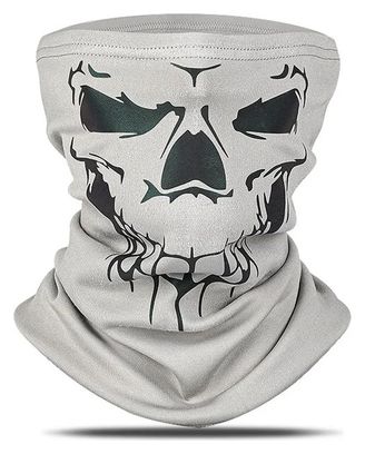 Cachecou Réfléchissant Couvrecou Polaire Coupe Vent Balaclava Gris