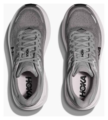 Hoka Bondi 9 Grey Men's Running Shoes