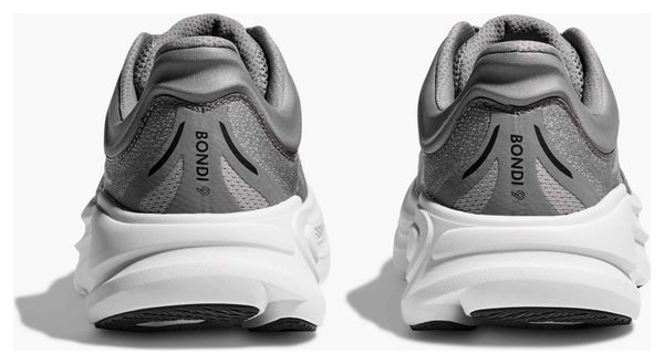 Hoka Bondi 9 Grey Men's Running Shoes