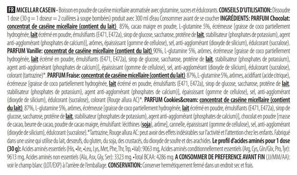 Micellar Casein (2 27 Kg) - Biotech Usa - Fraise - Caséines