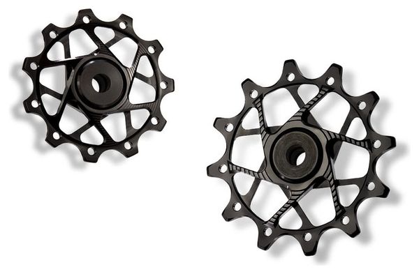 Coppia di pignoni Garbaruk per Shimano 11v nero