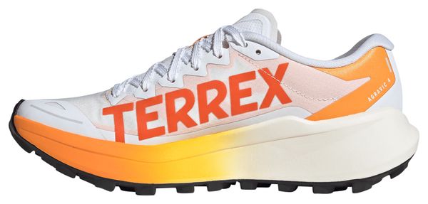 adidas Terrex Agravic 4 Trail-Schuhe Weiß/Orange Damen