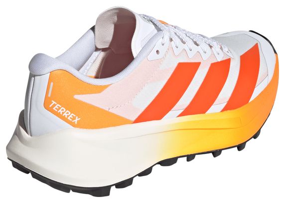 adidas Terrex Agravic 4 Trail-Schuhe Weiß/Orange Damen
