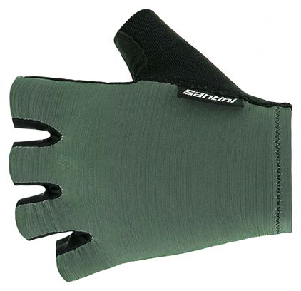 Santini Cubo Short Gloves Green