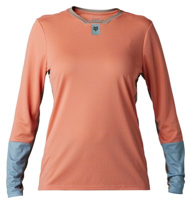 Fox Defend Women's Pink Long Sleeve Jersey