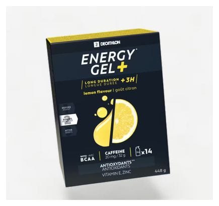 Gel Energétiques Decathlon Nutrition Gel Energy + Citron 14x32g