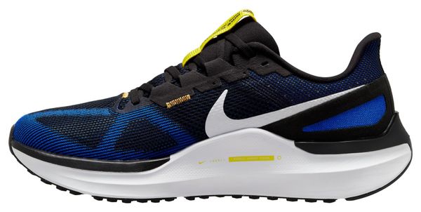 Nike Air Zoom Structure 25 Running Shoes Black Blue
