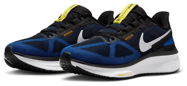 Nike Air Zoom Structure 25 Running Shoes Black Blue