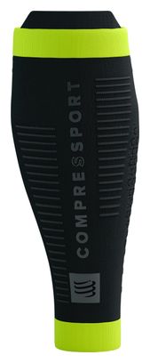 Manchons de Compression Compressport R2 3.0 Flash Noir/Jaune Fluo