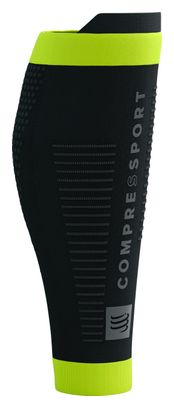 Manchons de Compression Compressport R2 3.0 Flash Noir/Jaune Fluo