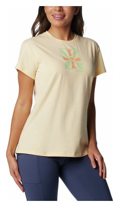 Dames Columbia Sun Trek Beige Technisch T-shirt