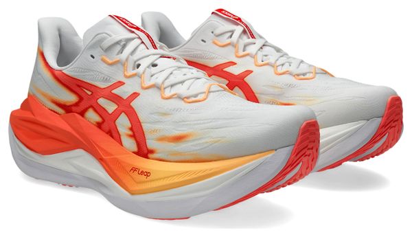 Asics Superblast 3 Running Shoes, White/Orange, Unisex