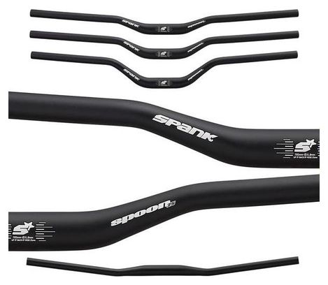 SPANK Stuur SPOON BAR 31.8mm Zwart