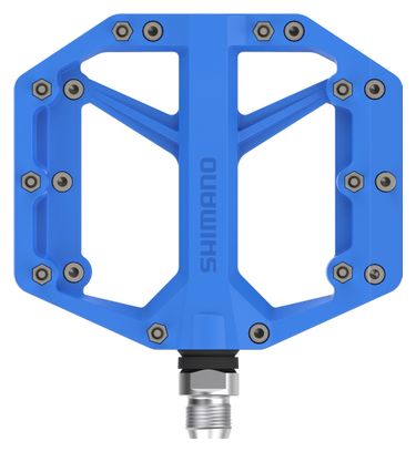 Shimano PD-GR400 Pedales Planos Azul