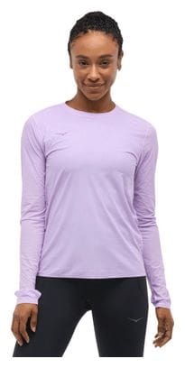 Maillot manches longues Hoka Airolite Violet Femme