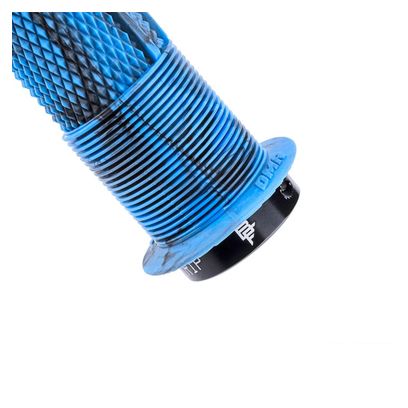 Paire de Grips DMR Deathgrip2 Flange Grips Marbre Bleu