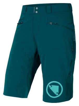 Heren Endura SingleTrack II Blauw Kort