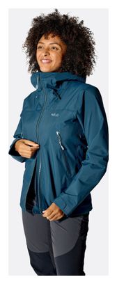 Veste Imperméable RAB Kangri Gore-Tex Bleu Femme