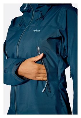 Veste Imperméable RAB Kangri Gore-Tex Bleu Femme