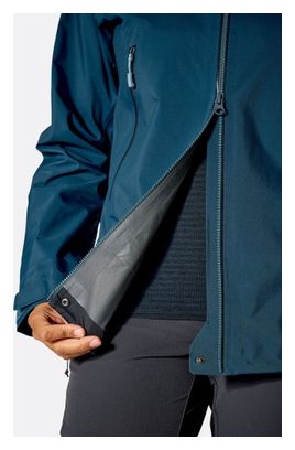 Veste Imperméable RAB Kangri Gore-Tex Bleu Femme